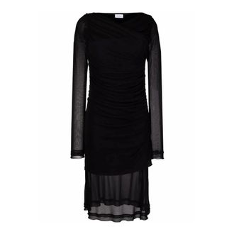 Ferragamo Dames, Jurken, Zwart, Maat: XS Jersey