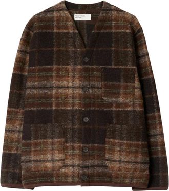 Universal Works Truien & Vesten, Heren, Bruin, XL, Cardigan