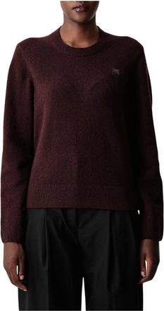 Maison Kitsun&eacute; Set Regalo Berretto e Guanti Carlton - - Sweatshirts & Hoodies - Donna - Rosso - S