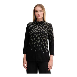 Joseph Ribkoff Dames, Truien, Zwart, Maat: 2XL Zijde