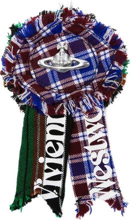 Vivienne Westwood Rosette Orb Tartan Charm