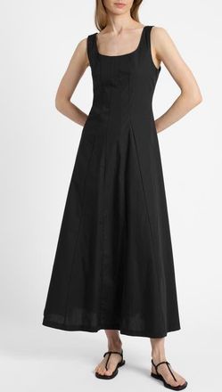 Santorelli Pagina Sleeveless Maxi Dress in Black at Nordstrom, Size X-Large