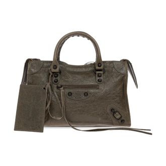 Balenciaga Tassen, Dames, Groen, ONE Size, Katoen, Le City Small Bag