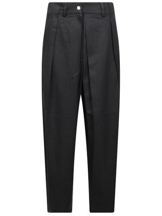 Entire studios Lee High-Waisted Tailored Straight-Leg Pants