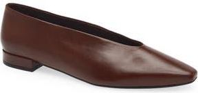 Jeffrey Campbell Hinted Pointed Toe Flat in Cognac at Nordstrom Rack, Size 6.5