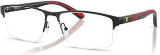 Ferrari 58mm Rectangle optical glasses in Black at Nordstrom