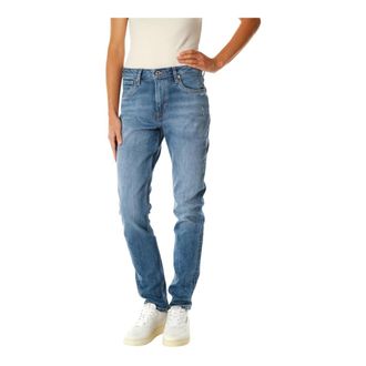 Pepe Jeans London High-Rise Taper Fit Jeans - female - Pepe Jeans - Slim Fit Jeans - Blue - W25 L30 - Jeans