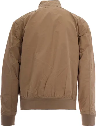 Barbour Mens Jacket Rectifier Harrington Military Brown Polyamide