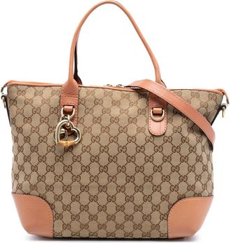 Gucci Pre-owned Gucci GG Canvas Heart Bit Satchel Ladies LPJ9H0CB8MQKBDFX
