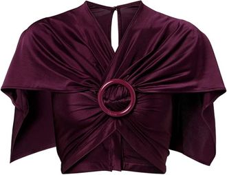 Paco Rabanne Dames, Blouses & Shirts, Rood, Maat: 2XS