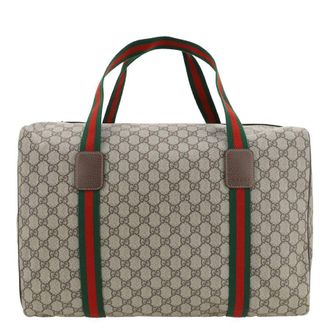 Gucci GG Medium Duffle Bag With Web