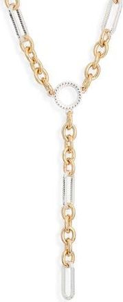 Nordstrom Rack Bar & Link Chain Y-Necklace in Gold- Silver at Nordstrom Rack