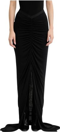 Rick Owens Maxi Skirts - Dames - Maxi Rokken - Zwart - M - Rokken