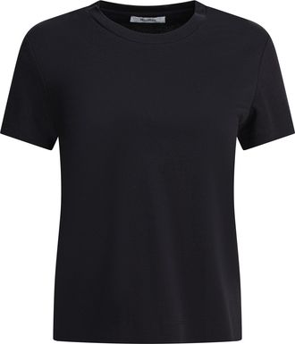 Max Mara Womens Black Cotton T-shirt - Size X-Small
