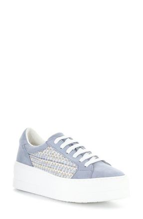Bos. & Co. Mera Lace-Up Platform Sneaker in Smoke at Nordstrom, Size 10-10.5Us