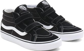 Vans Sneaker VANS JN SK8-Mid Reissue V, Damen, Gr. 38,5, schwarz-weiss (schwarz, wei&szlig;), Leder, Schuhe Sneaker, f&uuml;r Jugendliche
