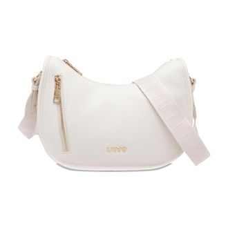 Liu Jo Hobo Tas met Logoband - Dames - Tassen - Beige - Maat: ONE Size