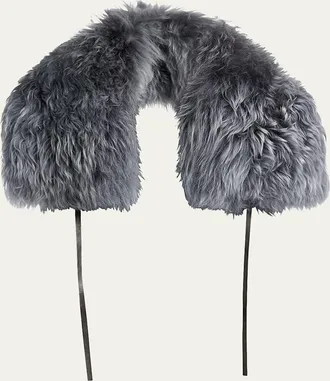 Emporio Armani Lamb Shearling Collar