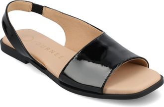 Journee Collection Women & apos;s Brinsley Medium and Wide Width Flat Sandals