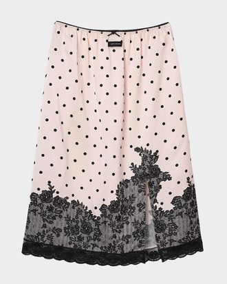 Marc Jacobs Trompe L & apos;oeil Dots Skirt