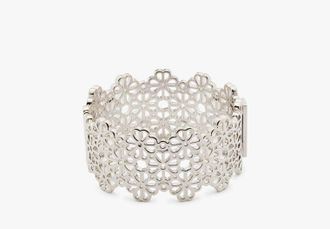 Kate Spade New York Spade Flower Lace Statement Bangle