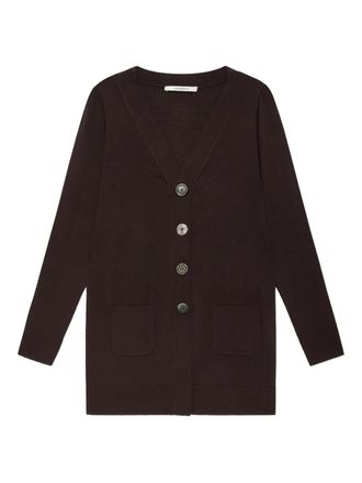 Maliparmi button patch-pocket cardigan - women - Wool - S - Brown