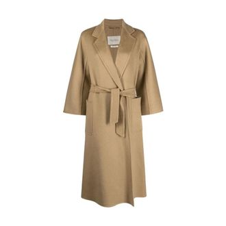Max Mara Dames, Mantels, Beige, Maat: M Kasjmier