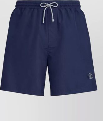 Brunello Cucinelli casual beach shorts with pockets and waistband