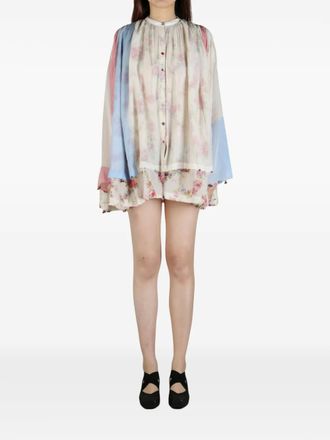 P&eacute;ro floral-print shirt - Neutrals