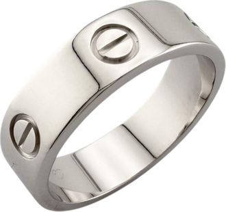 Cartier White Gold White Gold (18K) Band Ring (Pre-Owned)