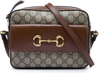 Gucci Pre-owned Gucci Small GG Supreme Horsebit 1955 Crossbody Ladies MTNW3UKZS7VEG46O