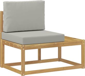 vidaXL Sof&aacute; De Esquina Exterior Con Coj&iacute;n Blanco 91 X 63 X 73 Cm Vidaxl