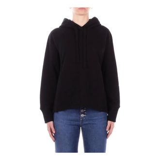 Dondup Dames, Sweatshirts & Hoodies, Zwart, Maat: L Katoen