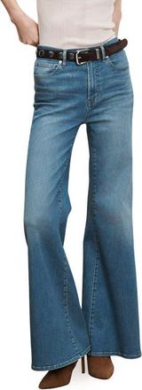 Veronica Beard Joplin Wide Flare Leg Jeans in Pool Party at Nordstrom, Size 24