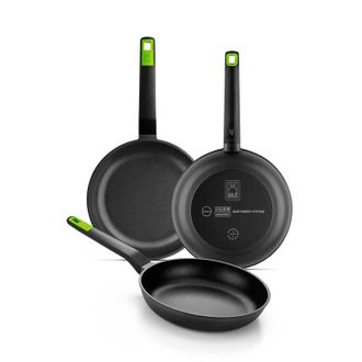 Bra Set 3 Sartenes Bra Gastro 20-24-28cm Aluminio Forjado Full Induction