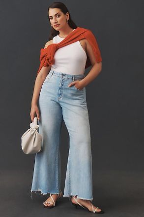 Pilcro The Adi Regenerative Cotton Mid-Rise Flare Jeans by Pilcro