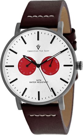 Christian Van Sant Mens Silver dial Watch
