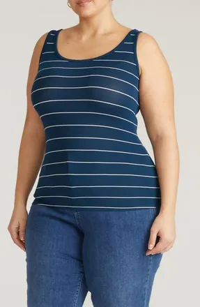 Universal Standard Foundation Tank in Teal Blue at Nordstrom, Size Xs