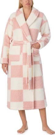 Sanctuary Checkered Robe in Rose Check at Nordstrom Rack, Size Large/x-Large