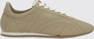 Toteme Flex Low-Top Leather Sneakers with Minimal Design and Padded Ankle