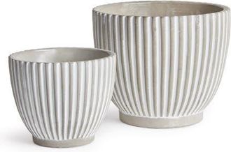 Napa Home & Garden Adara Flowerpot Planters Set of 2 in Gray at Nordstrom