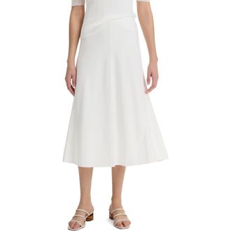 Vince Bias Cut Full Midi Skirt in Off White at Nordstrom Rack, Size 16 (Similar To 14W-16W)