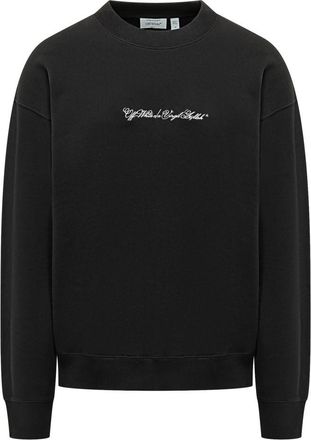 Off-white Black Crew Neck Sweatshirt