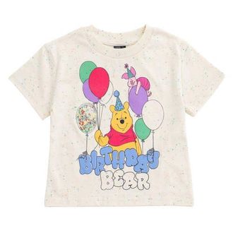 Disney Birthday T-Shirt in Winnie The Pooh Off White at Nordstrom, Size 24M