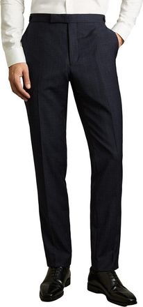 Reiss Hatch Wool-Blend Formal Trouser