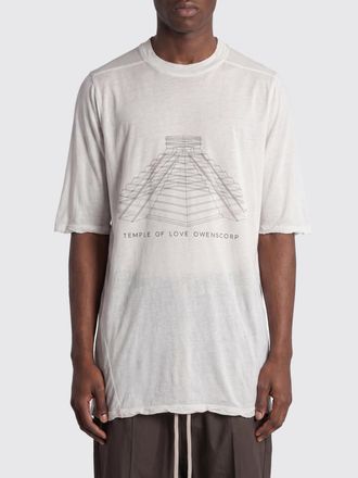 Rick Owens T-shirt in cotone stampata