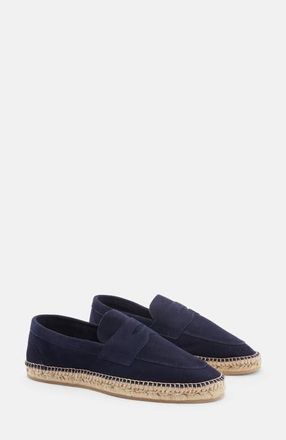 Scarosso Diego Espadrilles in Blue - Suede Leather at Nordstrom, Size 45