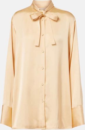 Jil Sander Bow-detail satin blouse