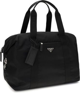 Prada Mens Black Recycled Polyamide Luggage And Travel Bag