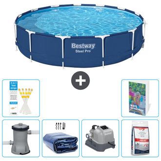 Bestway Piscina Bestway Steel Pro Redonda - 396x84 Cm - 7-piezas S329